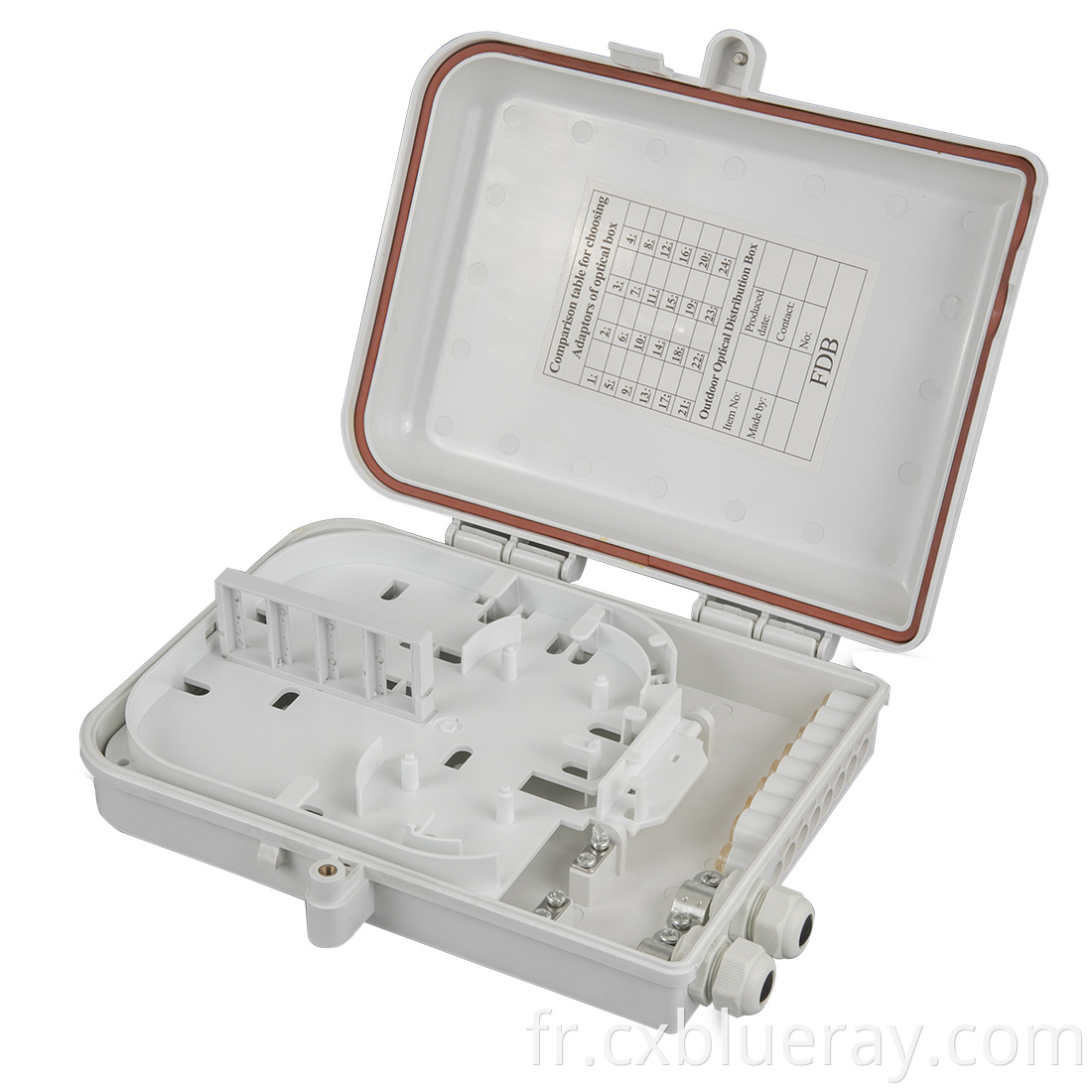 fiber optic terminal box